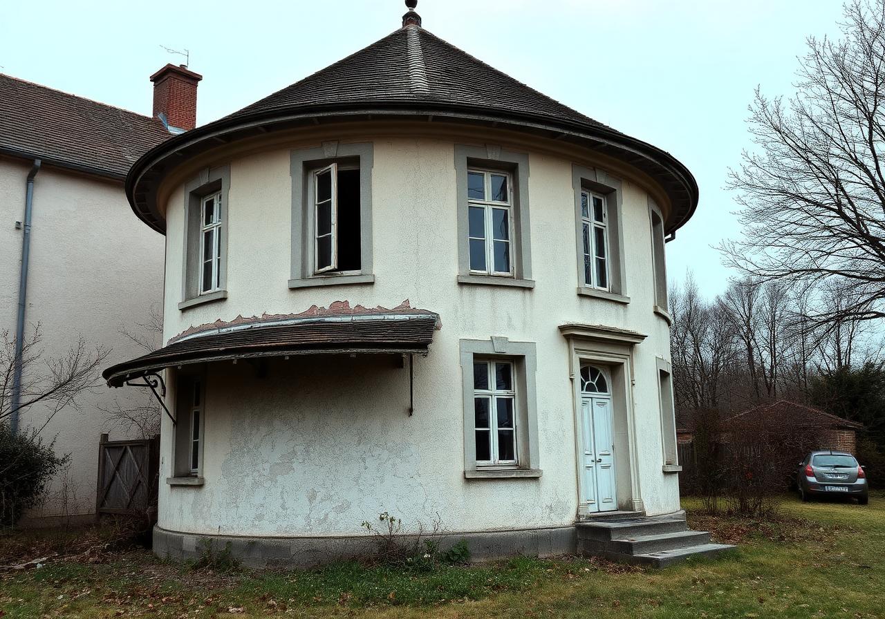 Maison passoire thermique avant travaux d'isolation et de rénovation énergétique