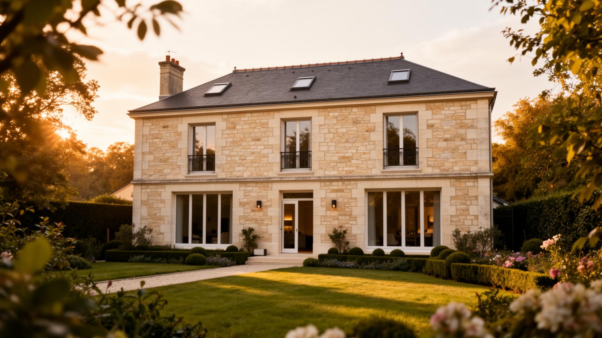 Pavillon francilien en meulière rénové par Objectif Maison Responsable — rénovation énergétique d'ampleur en Île-de-France